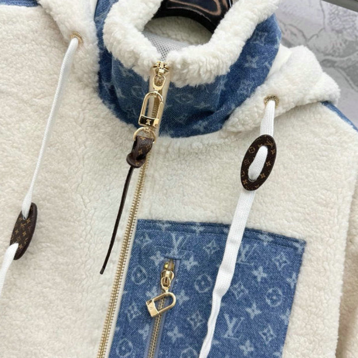 Veste Polaire à détails Monogram LOUIS VUITTON