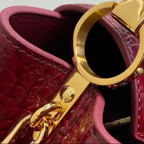 Sac à Main Capucines Crocodile Strass LOUIS VUITTON