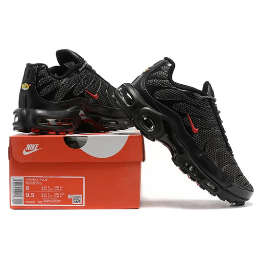 NIKE Air Max Plus "Mesh Black Red"