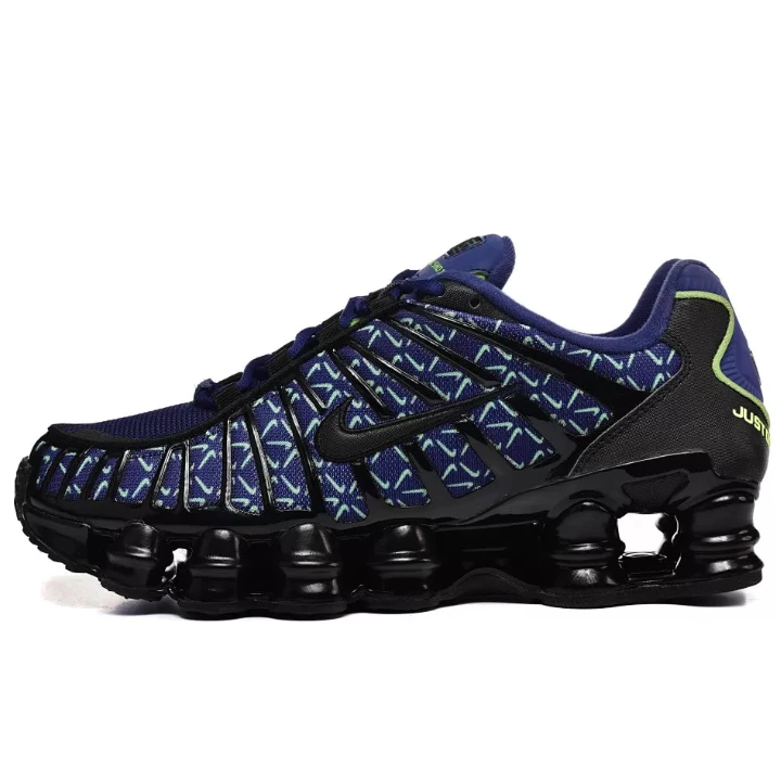 NIKE Shox TL "Black Blue & Green Pattern"