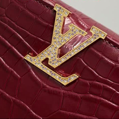 Sac à Main Capucines Crocodile Strass LOUIS VUITTON