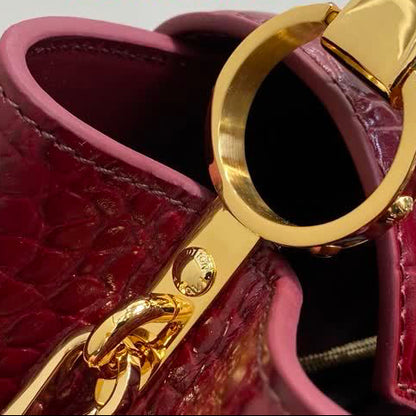 Sac à Main Capucines Crocodile Strass LOUIS VUITTON