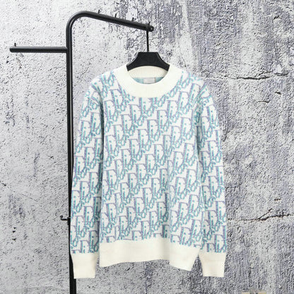 Pull Laine Jacquard Oblique DIOR