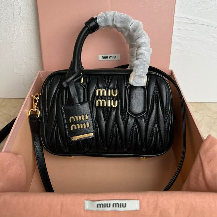 Sac en Cuir Arcadie Mini MIU MIU