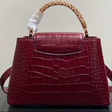Sac à Main Capucines Crocodile Strass LOUIS VUITTON