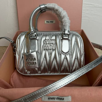 Sac en Cuir Arcadie Mini MIU MIU