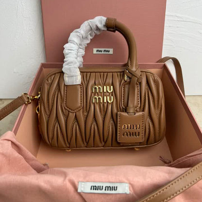 Sac en Cuir Arcadie Mini MIU MIU