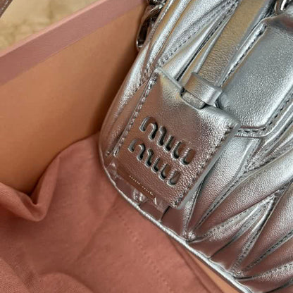 Sac en Cuir Arcadie Mini MIU MIU
