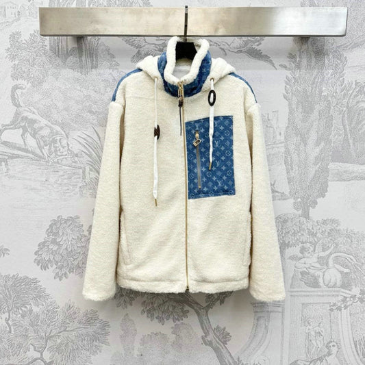 Veste Polaire à détails Monogram LOUIS VUITTON