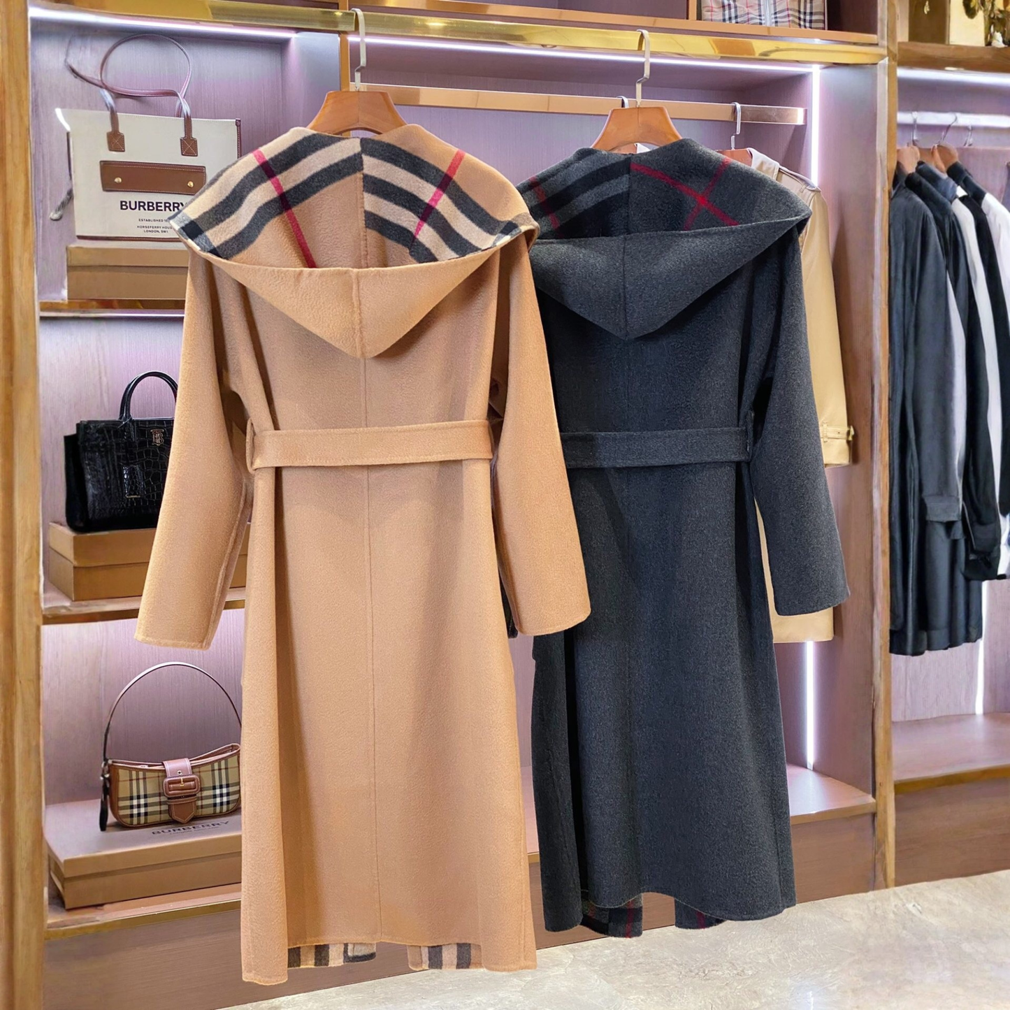Manteau Réversible en Laine BURBERRY
