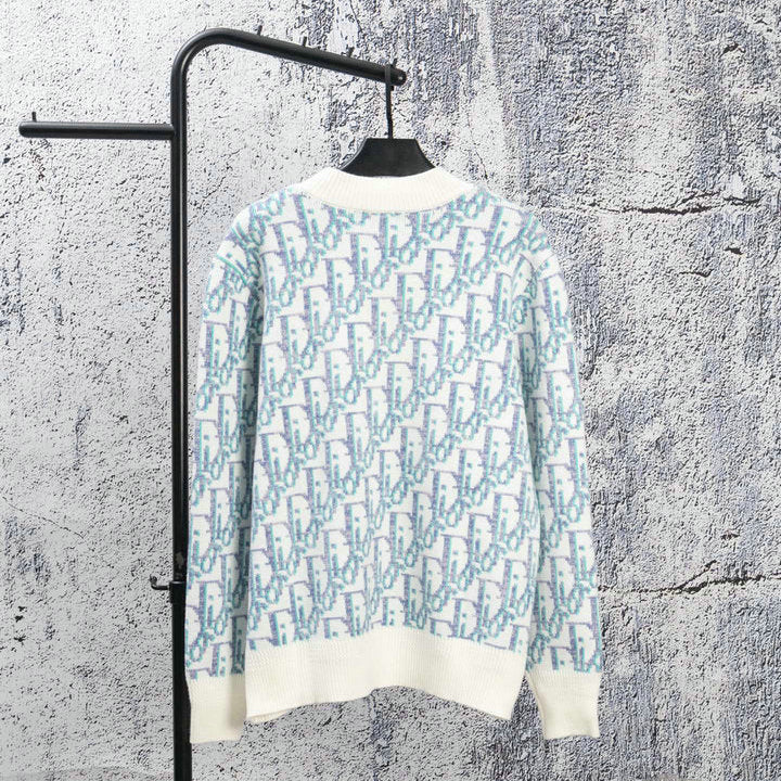 Pull Laine Jacquard Oblique DIOR