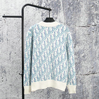 Pull Laine Jacquard Oblique DIOR