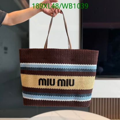 Sac Cabas en Crochet MIU MIU