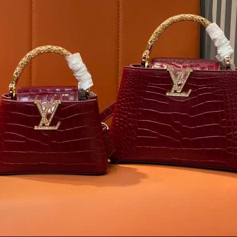 Sac à Main Capucines Crocodile Strass LOUIS VUITTON