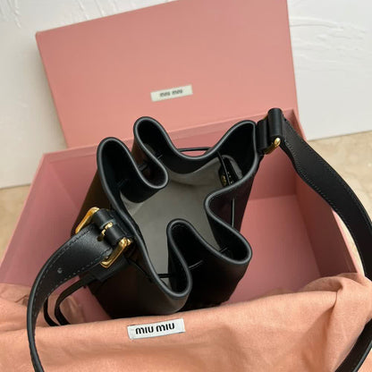 Sac Seau en Cuir MIU MIU