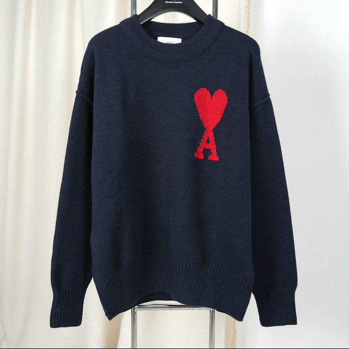 Pull "Ami de Coeur" en Laine AMI PARIS
