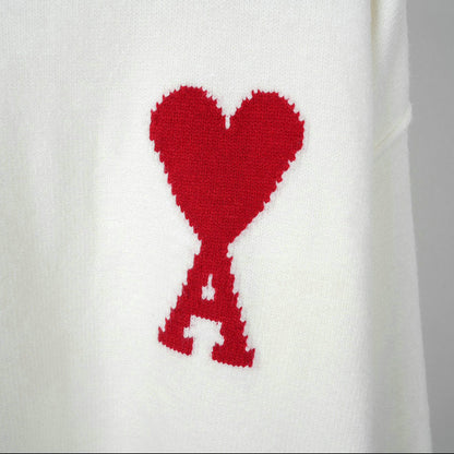 Pull "Ami de Coeur" en Laine AMI PARIS