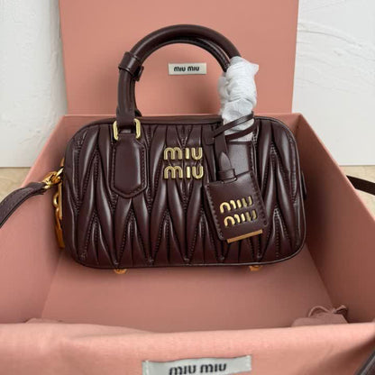 Sac en Cuir Arcadie Mini MIU MIU